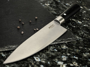 Boker - Damascus Large Chef's Knife Black - 130421DAM