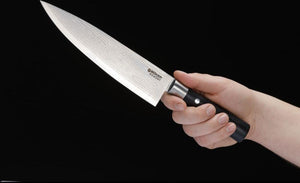 Boker - Damascus Large Chef's Knife Black - 130421DAM