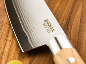 Boker - Damascus Large Olive Chef's Knife - 130441DAM