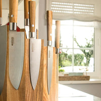 Boker - Damascus Olive 7 Piece Knife Set with Knife Block - 130445SET