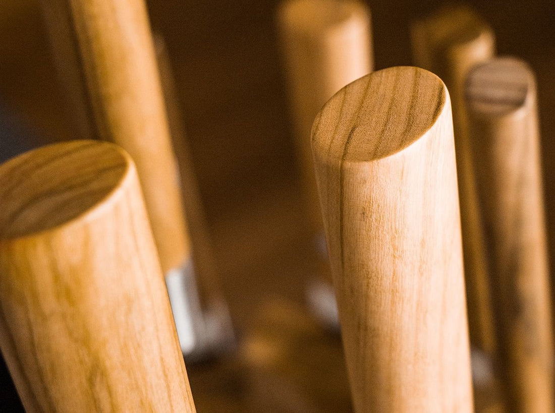 Boker - Damascus Olive 7 Piece Knife Set with Knife Block - 130445SET