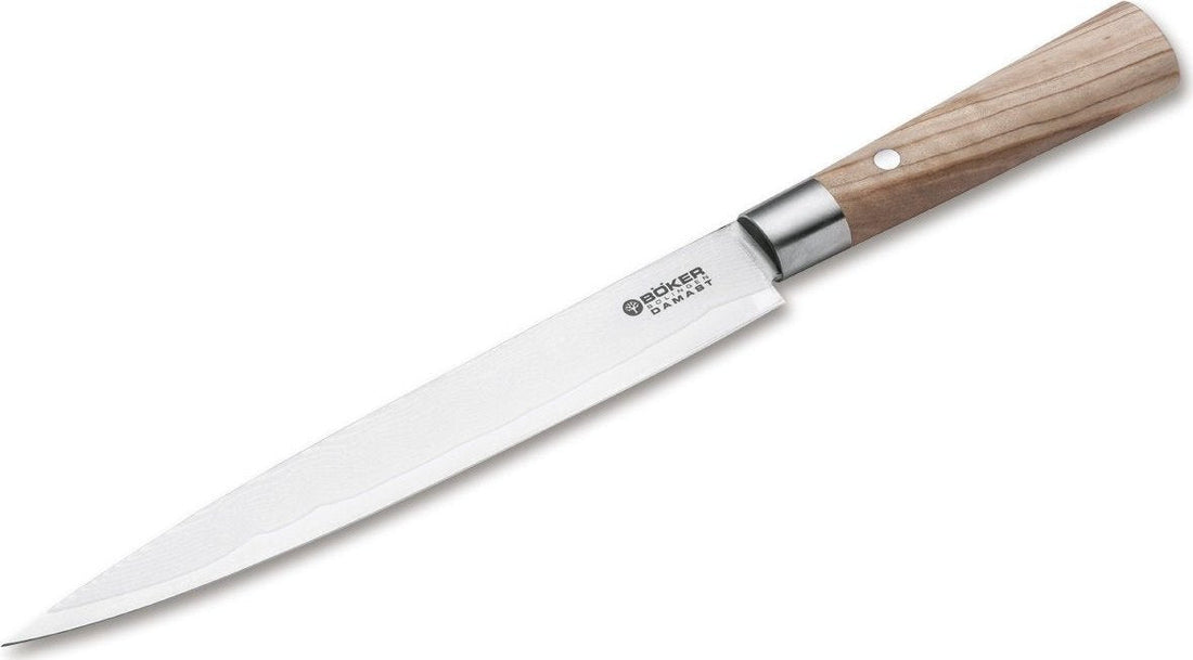 Boker - Damascus Olive Carving Knife - 130445DAM