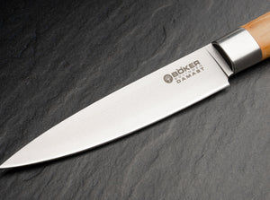 Boker - Damascus Olive Paring Knife - 130430DAM