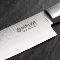 Boker - Damascus Olive Utility Knife - 130434DAM