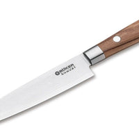 Boker - Damascus Olive Utility Knife - 130434DAM