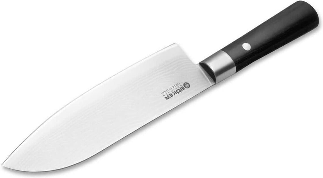 Boker - Damascus Santoku Knife Black - 130417DAM - DISCONTINUED