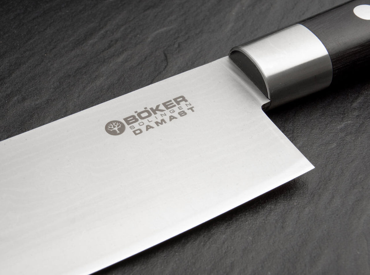 Boker - Damascus Santoku Knife Black - 130417DAM - DISCONTINUED