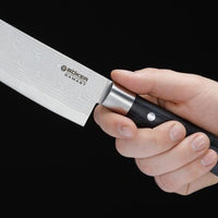 Boker - Damascus Santoku Knife Black - 130417DAM - DISCONTINUED