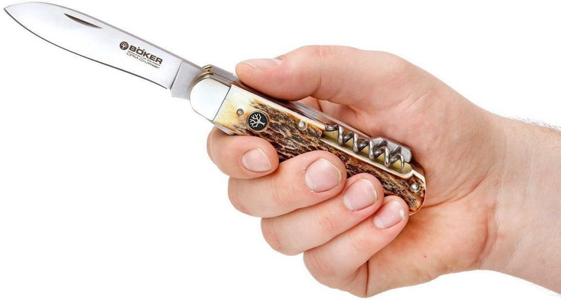 Boker - Hunters Knife Quadro CPM Pocket Knife - 110649