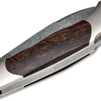 Boker - Junior Scout Spearpoint Curly Birch Damast Pocket Knife - 111920DAM