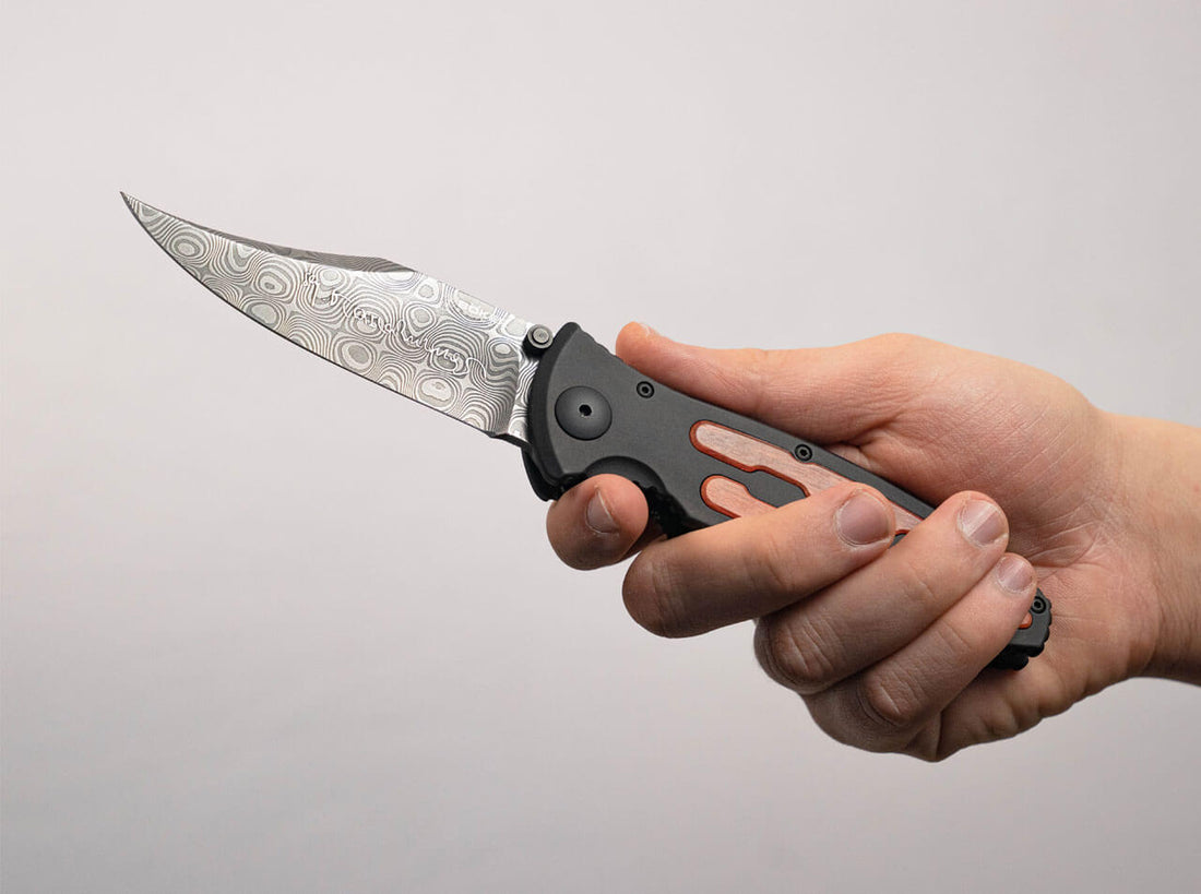 Boker - Kalashnikov Bayonet Damast Pocket Knife - 11KAL48DAM