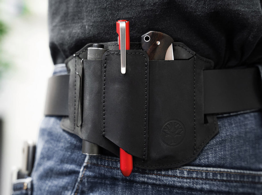 Boker - Leather Holster ED-Three Black - 09BO295 - DISCONTINUED