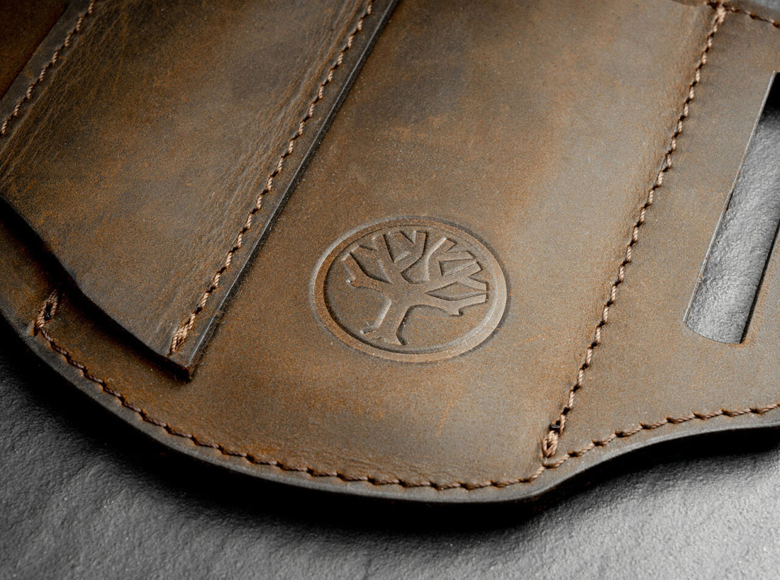 Boker - Leather Holster ED-Three Brown - 09BO296 - DISCONTINUED