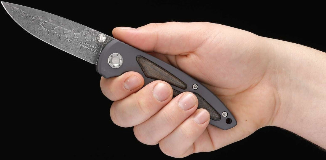 Boker - Leopard-Damascus I Pocket Knife - 110084DAM