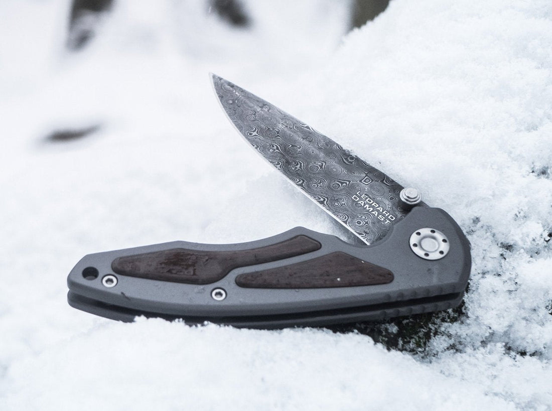 Boker - Leopard-Damascus I Pocket Knife - 110084DAM