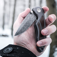 Boker - Leopard-Damascus I Pocket Knife - 110084DAM