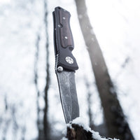 Boker - Leopard-Damascus II Pocket Knife - 111054DAM