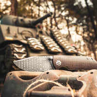 Boker - M4 Sherman-Damast Pocket Knife - 110274