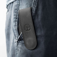 Boker - Magnetic Leather Large Pouch Black - 09BO294