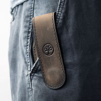 Boker - Magnetic Leather Small Pouch Brown - 09BO291