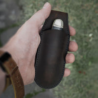 Boker - Magnetic Leather Small Pouch Brown - 09BO291