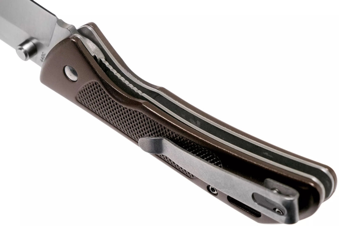 Boker - Magnum Advance Checkering Pocket Knife Dark Bronze - 01RY303