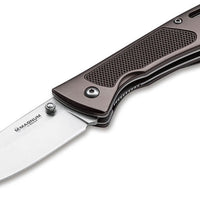 Boker - Magnum Advance Checkering Pocket Knife Dark Bronze - 01RY303