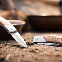 Boker - Magnum Caveman Damascus Pocket Knife - 01RY818DAM