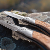 Boker - Magnum Caveman Damascus Pocket Knife - 01RY818DAM