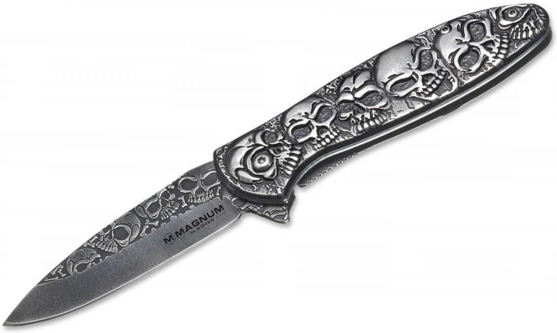 Boker - Magnum Dia De Los Muertos Pocket Knife - 01SC519