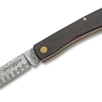 Boker - Magnum Ebony Rangebuster Damascus Pocket Knife - 01RY140DAM