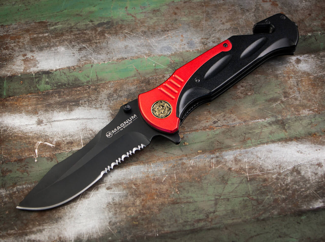 Boker - Magnum Fire Chief Pocket Knife - 01LL313