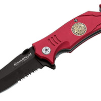 Boker - Magnum Fire Fighter Red Pocket Knife - 01LL470