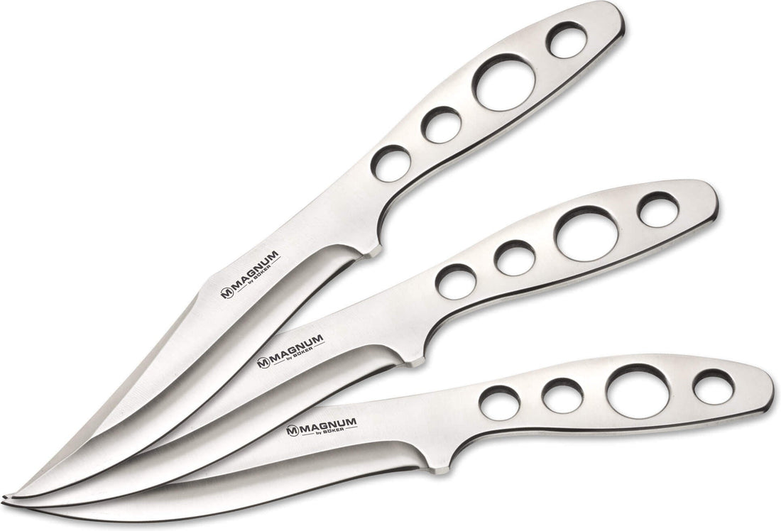 Boker - Magnum Flying Bowie Throwing Knives, Pack of 3 - 02SC216