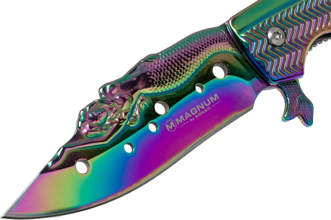 Boker - Magnum Rainbow Mermaid Pocket Knife - 01LG318