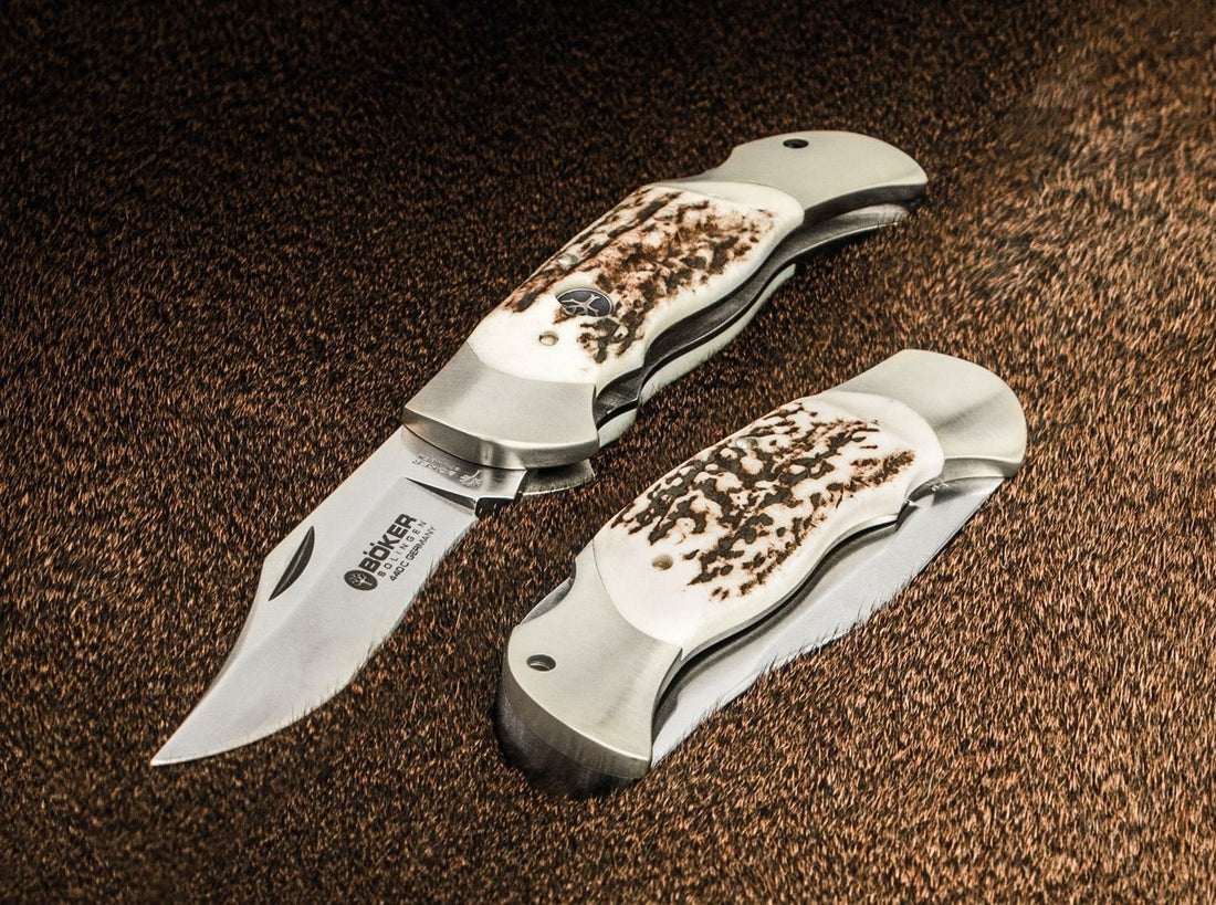 Boker - Optima Stag Pocket Knife - 113004ST