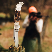 Boker - Optima Stag Pocket Knife - 113004ST