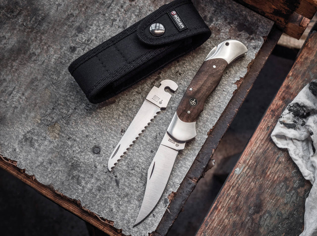 Boker - Optima Walnut Set Pocket Knife - 113113