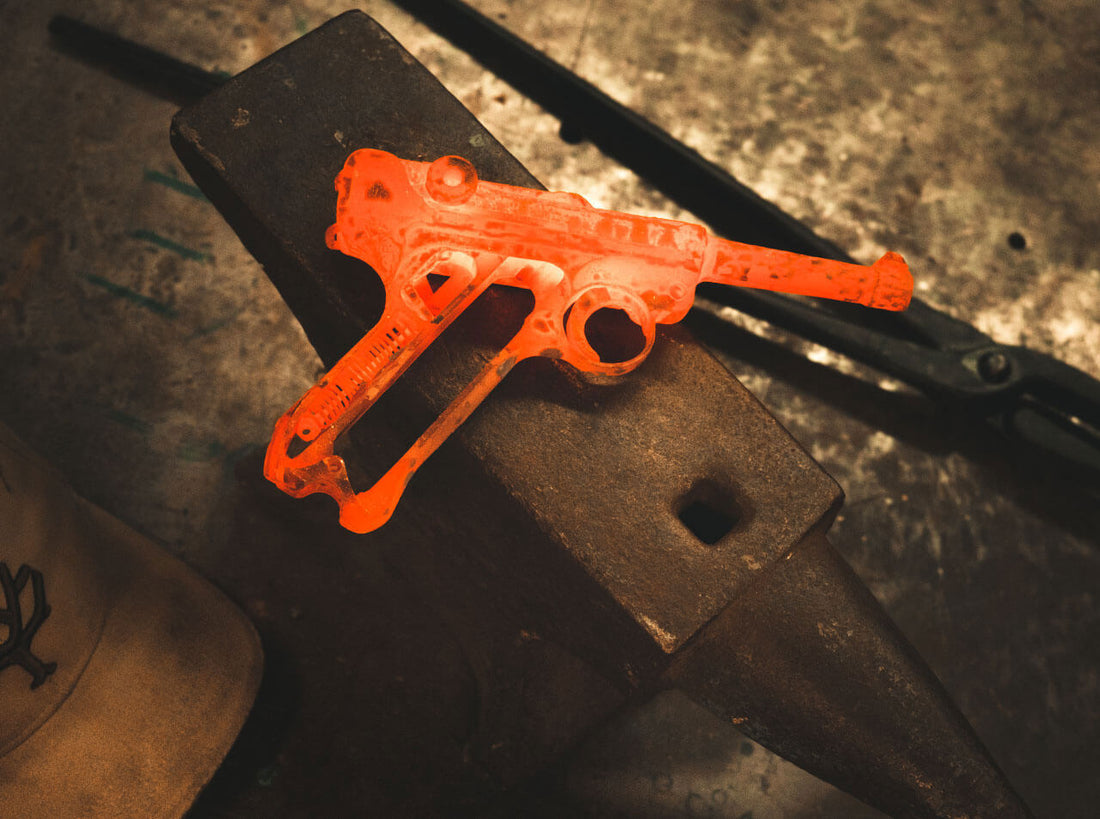 Boker - P08-Damast Fixed Blade Knife - 121515DAM