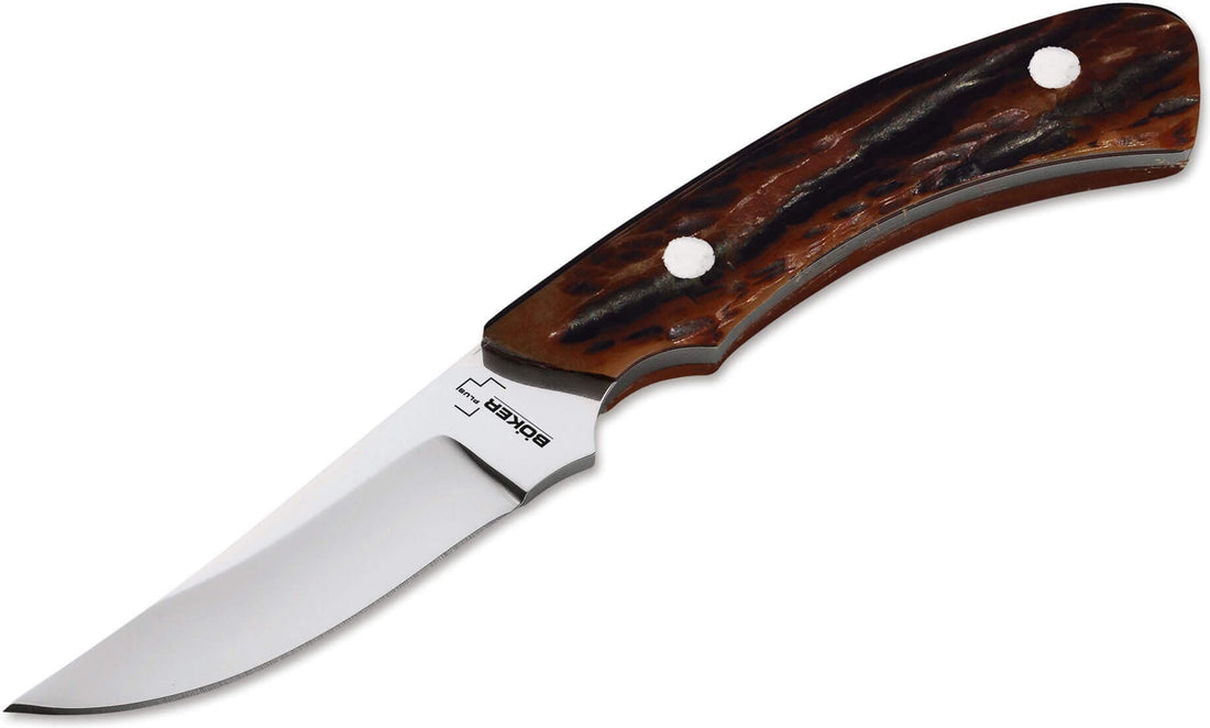 Boker - Plus Cowboy Cross Draw Bone Fixed Blade Knife - 02BO516