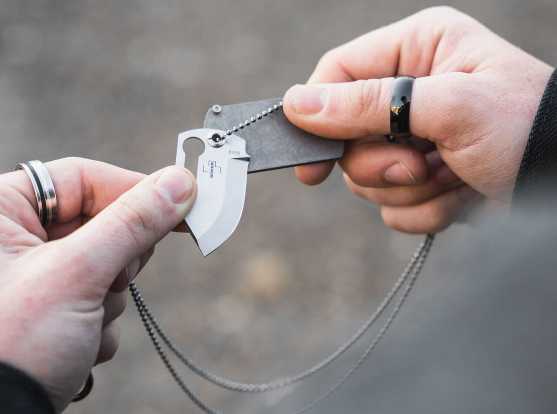 Boker - Plus Dog Tag Pocket Knife - 01BO210