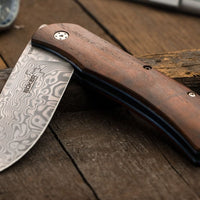 Boker - Plus Exskelibur I Cocobolo Damascus Pocket Knife - 01BO222DAM