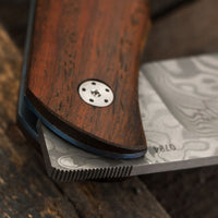 Boker - Plus Exskelibur I Cocobolo Damascus Pocket Knife - 01BO222DAM