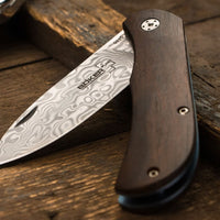 Boker - Plus Exskelibur II Cocobolo Damascus Pocket Knife - 01BO223DAM