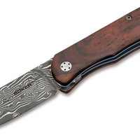 Boker - Plus Exskelibur II Cocobolo Damascus Pocket Knife - 01BO223DAM