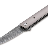 Boker - Plus Flipper Damascus Pocket Knife - 01BO297DAM