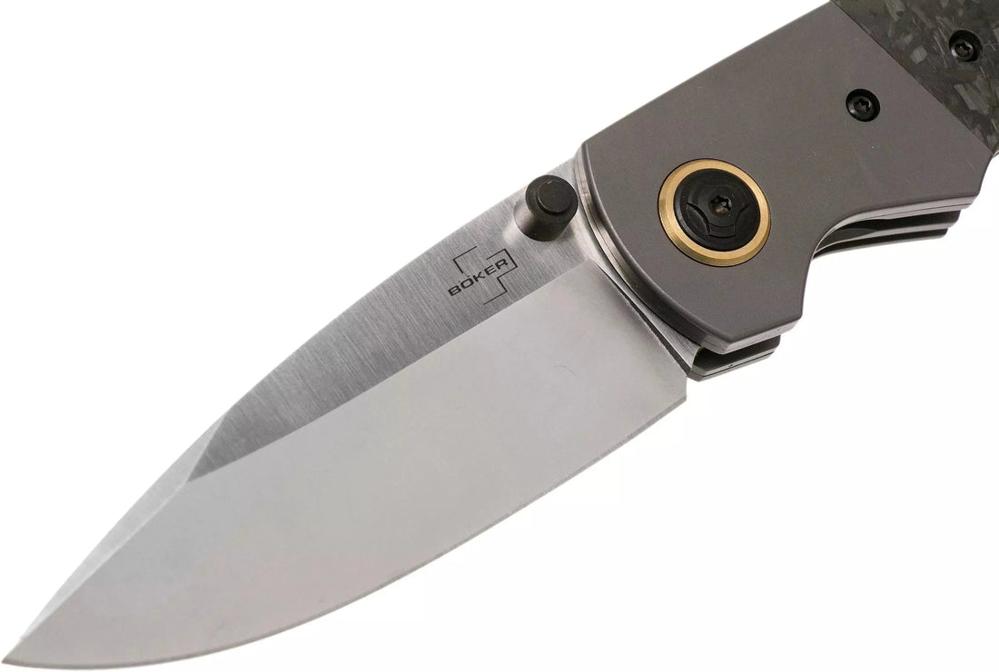 Boker - Plus Gulo Pro Marble CF Pocket Knife - 01BO177