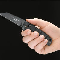 Boker - Plus KALS-74 D2 Sheepfoot Non-Auto Pocket Knife All Black - 01KALS104N