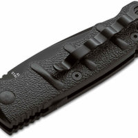 Boker - Plus KALS-74 Mini D2 Non-Auto Serrated Pocket Knife Black - 01KALS98N