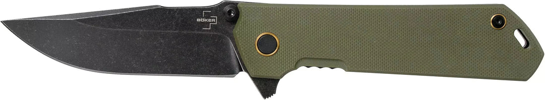 Boker - Plus Kihon Assisted OD Green Pocket Knife - 01BO164